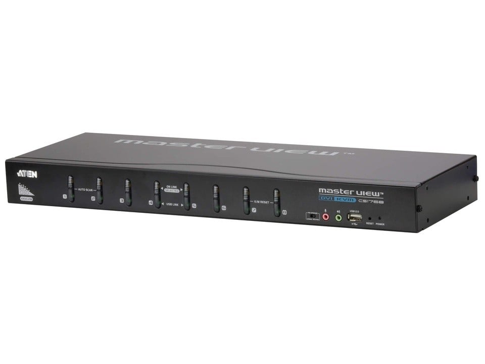 8-Port USB DVI/Audio KVM Switch