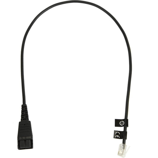 QD Cord to RJ10, straight, 0,5 meters, standard-allocation