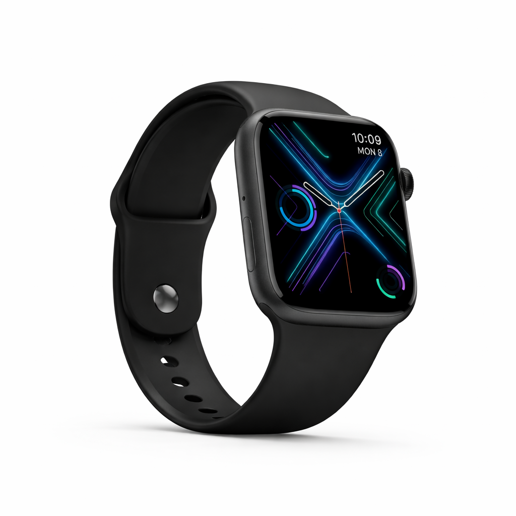 Apple Watch Series 11  GPS + Cellular 42mm  Jet Black Aluminium Case with Black Sport Band - S/M