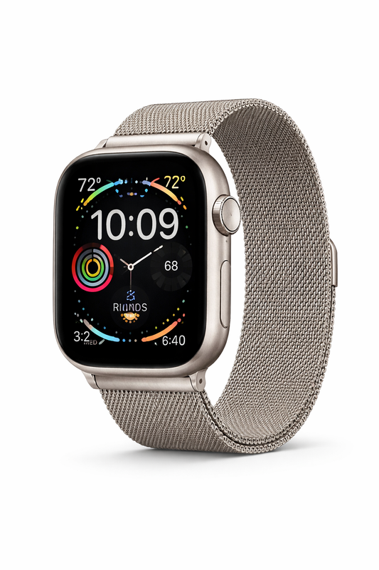 Apple Watch Series 11  GPS + Cellular 46mm  Natural Titanium Case with Natural Milanese Loop - M/L
