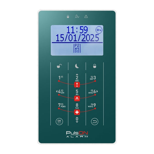 BCS PULSON FRONT LCD/S ANT Anthracite front for LCD/S keypad