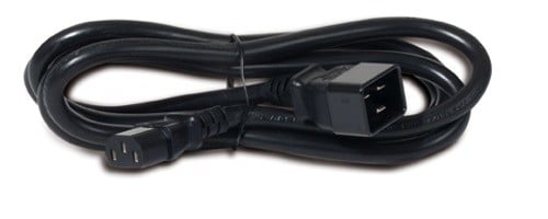 APC C13/C20 2m Black C20 coupler C13 coupler