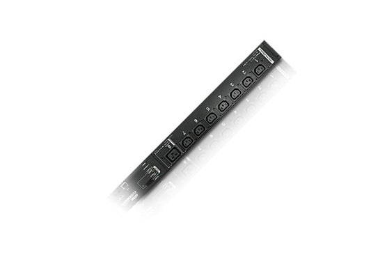 PE6216 - Monitored - 0U - Vertical - Metal - Black - 16 AC outlet(s)