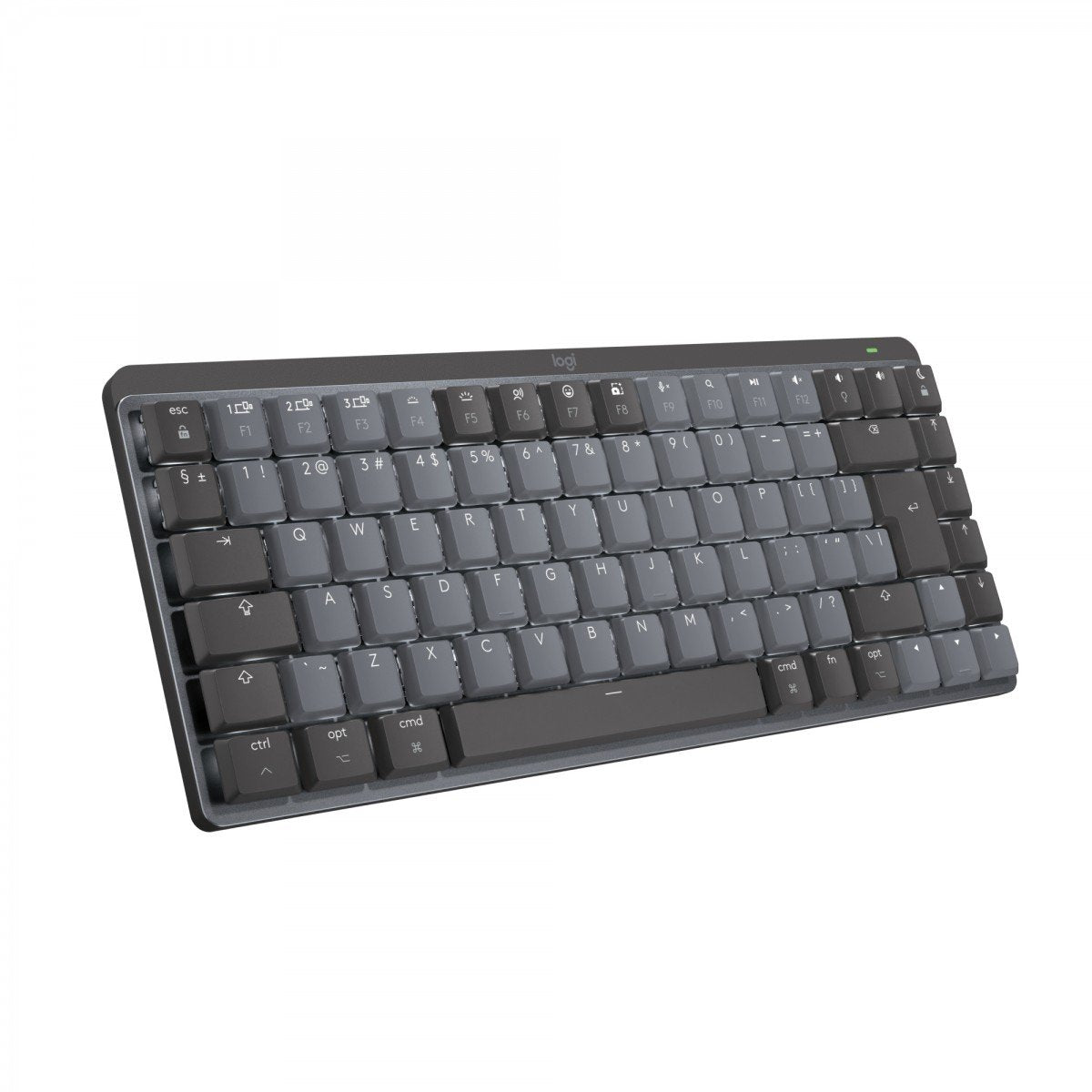Logitech MX Master Keyboard – Wireless RF & Bluetooth, US International QWERTY, Gray (920-010837)