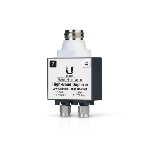 Ubiquiti Networks AF-11-DUP-H fibre optic adapter 1 pc(s) Black, Silver, White