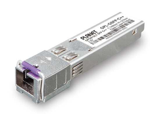 Planet GPL-GSFP-C++ GPON OLT SFP Transceiver (Class C++, Optical Power: 4.5dBm~10dBm, Download 2.5G/Upload 1.25G?TX: 1490nm?RX: 1310nm) - 20km