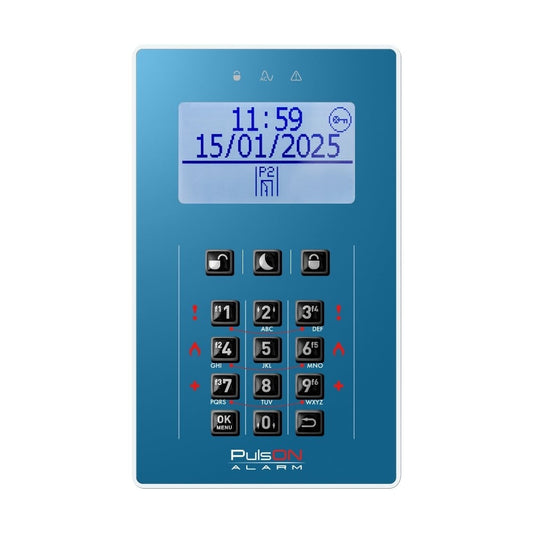 BCS PULSON FRONT LCD/C BLD Dark blue front for LCD/C keypad