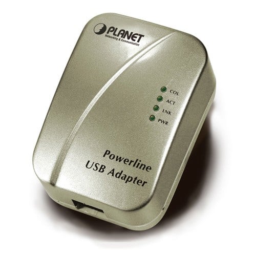 Planet PL-104U-EU Wall-Mount USB to Power Line Adapter (EU Type)
