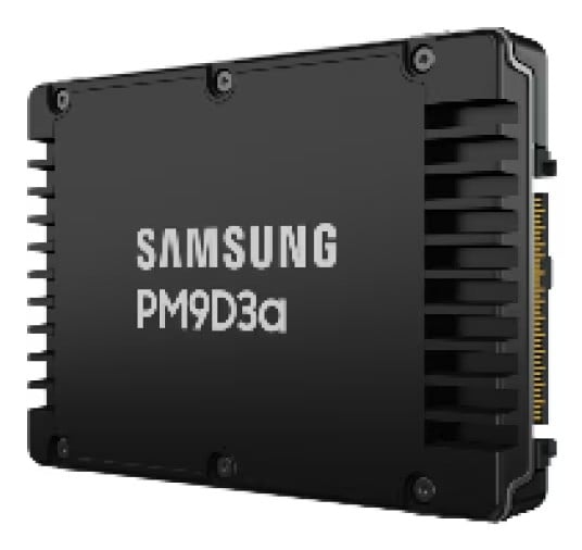 Samsung PM9D3a 960GB 2.5" 15mm SSD PCIe 5.0 x4 DWPD 1 MZWL6960HFJA-00AW7