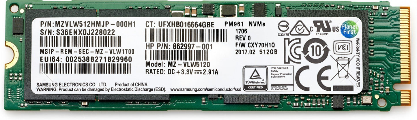 1TB PCIe-4x4 NVME TLC SSD