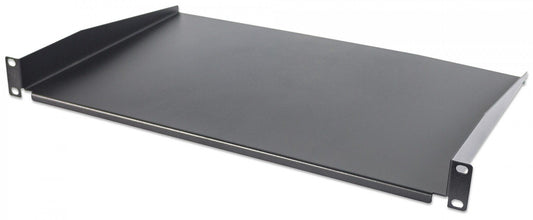 Intellinet 19" Perforated Front Mount Shelf 300mm - Black (715072)