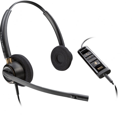 Poly EncorePro 525 Microsoft Teams Certified Stereo with USB-A Headset 783R2AA