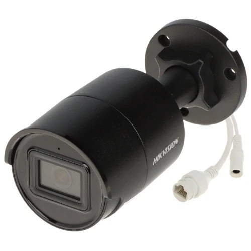 Hikvision DS-2CD2086G2-IU(2.8mm)(C)(BLACK) 4 K AcuSense Strobe Light and Audible Warning Fixed Bullet Network Camera