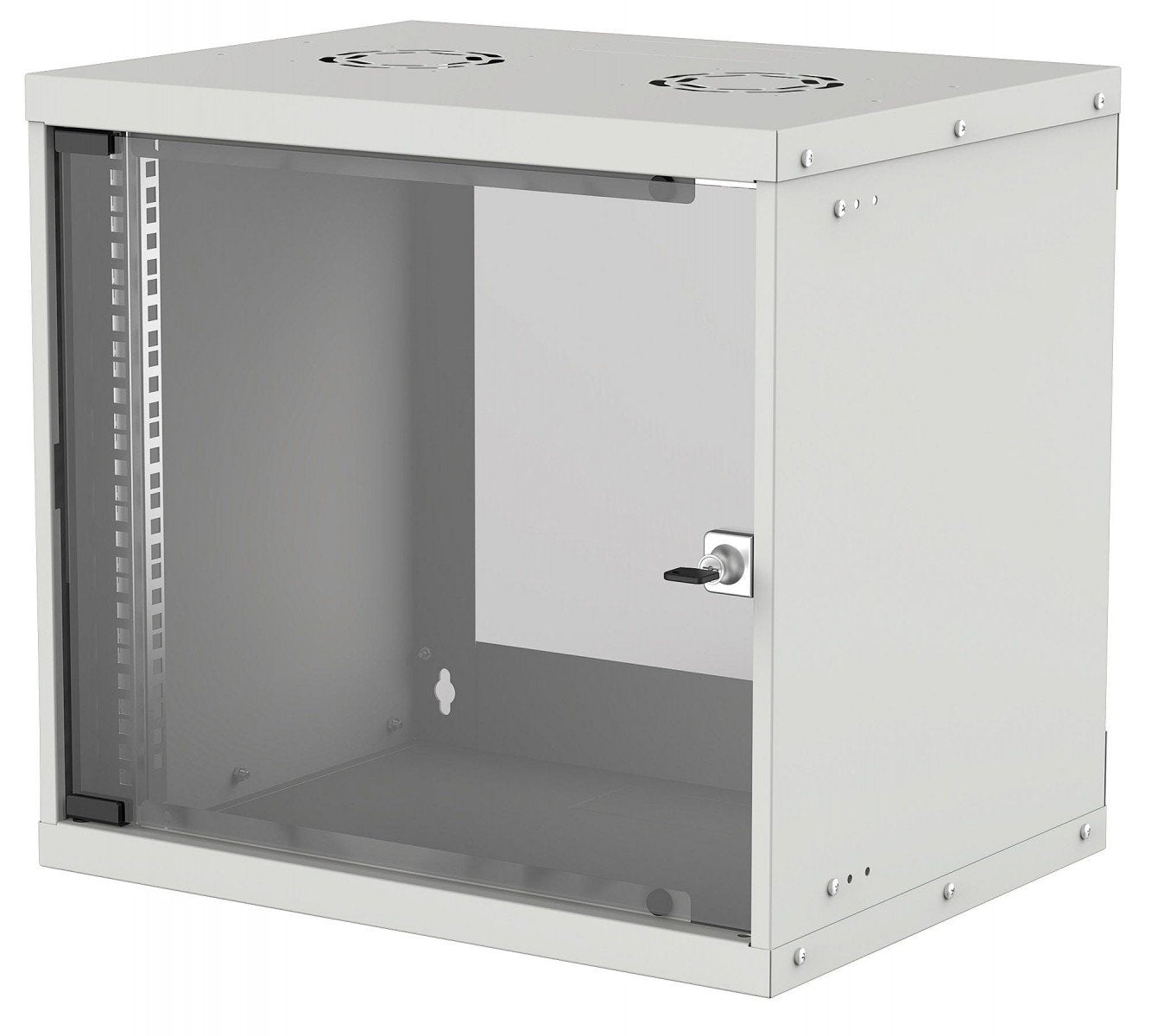 Intellinet 714815 9U wall-mounted rack 54/56 silver flat