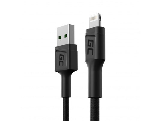 Green Cell Cable GC PowerStream USB-A - Lightning 30cm quick charge Apple 2.4A