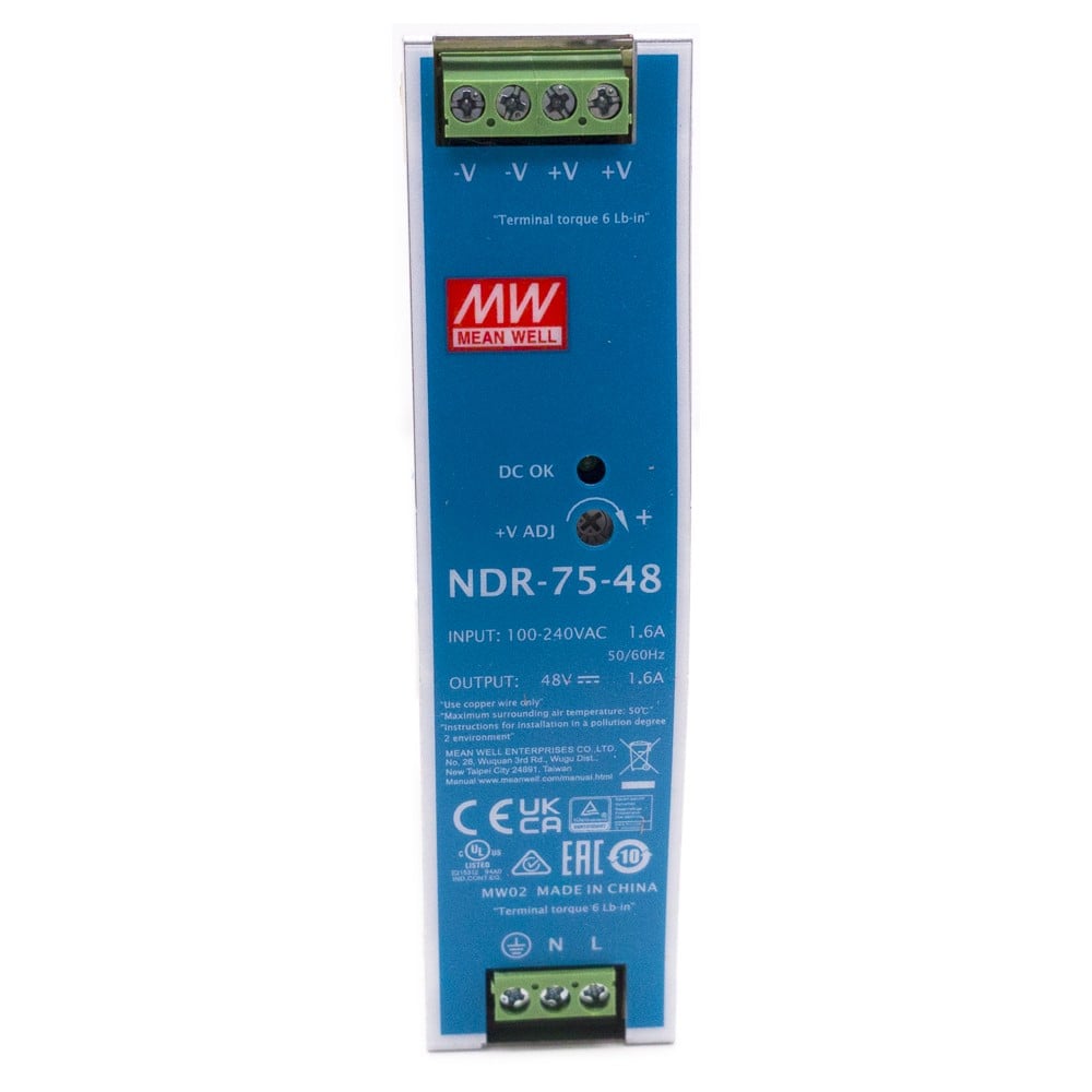 Hikvision NDR-75-48 DIN Rail Power Supply