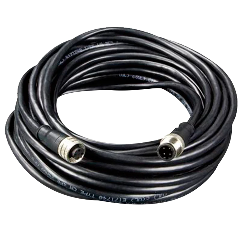 Planet CB-M12D4MD4F-1000 4-Pin D-Coding M12 Male to D-Coding M12 Female Ethernet Cable, 10meters