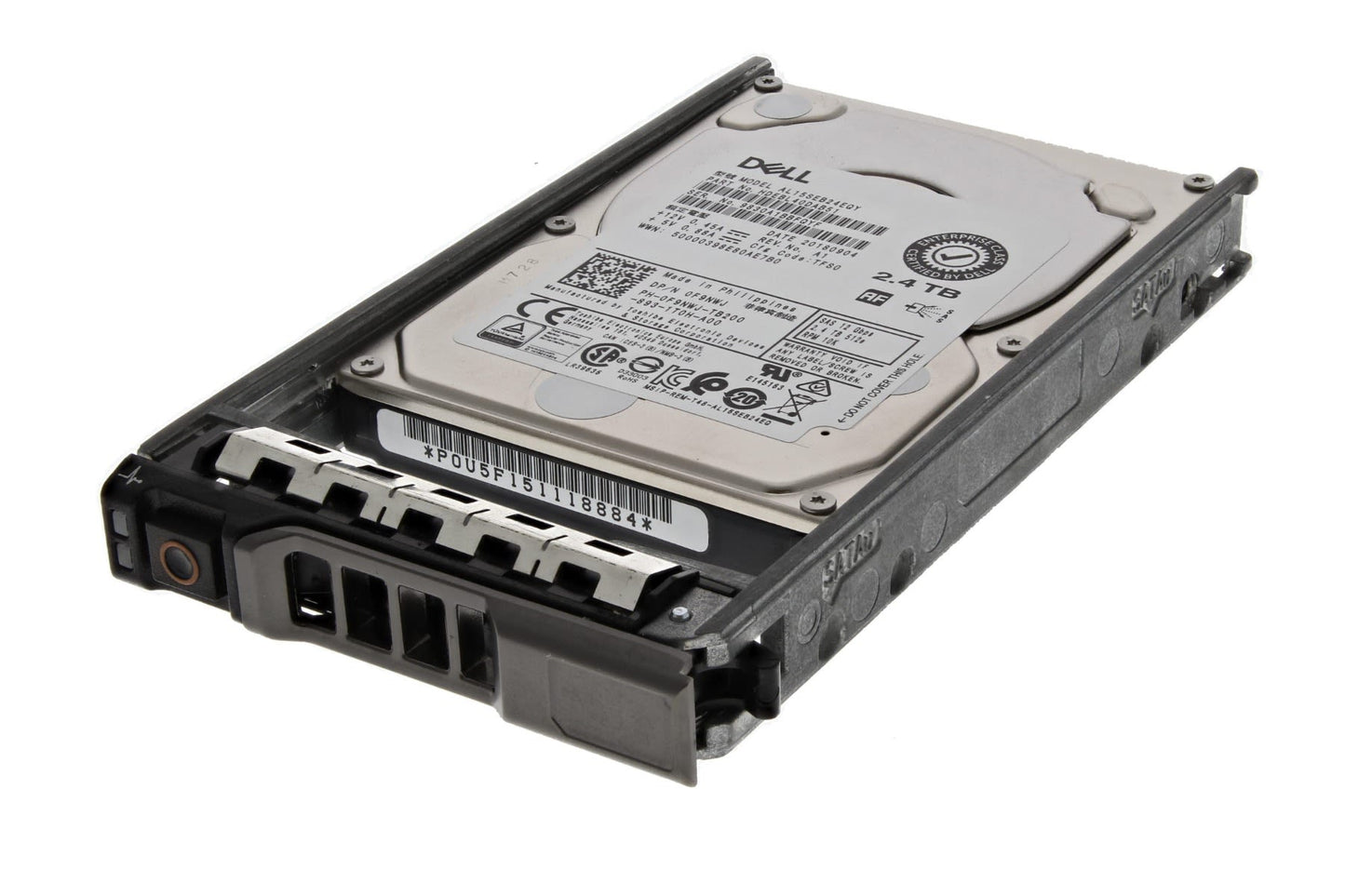 DELL 2.4TB Hard Drive SAS ISE 12Gbps 10K 512e 2.5inch Hot Plug with 3.5inch HYB CARR Customer Kit