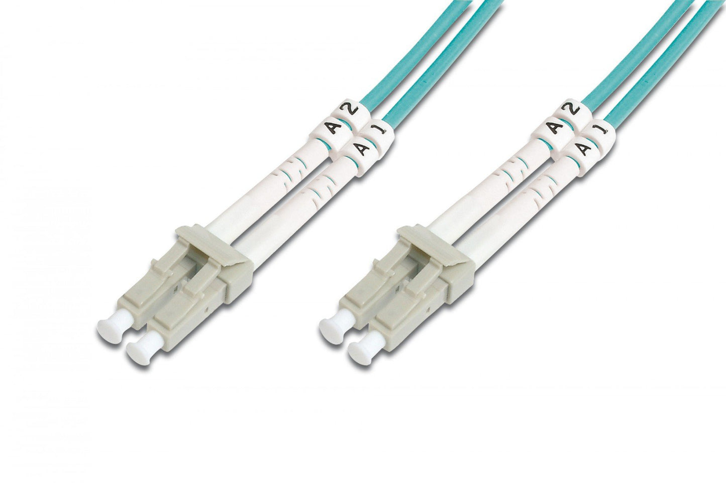 FO patch cord, duplex, LC to LC MM OM3 50/125 µ, 15m