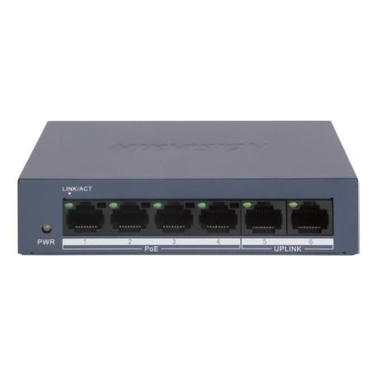Hikvision DS-XS0106-P Unmanaged Switch PoE 4+2