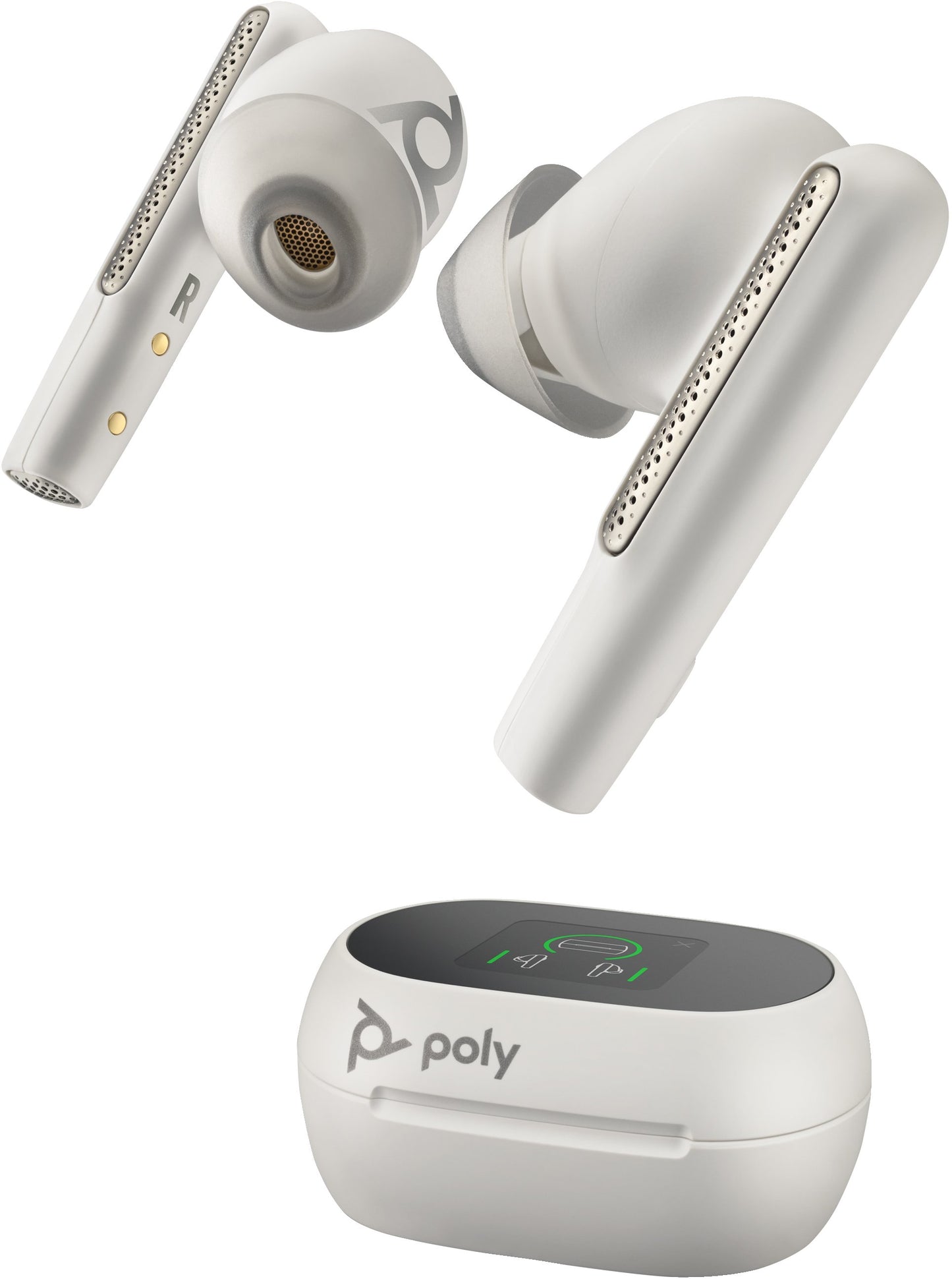 Poly Voyager Free 60/60+ Microsoft Teams Certified White Earbuds (2 Pieces) 8L5B0AA