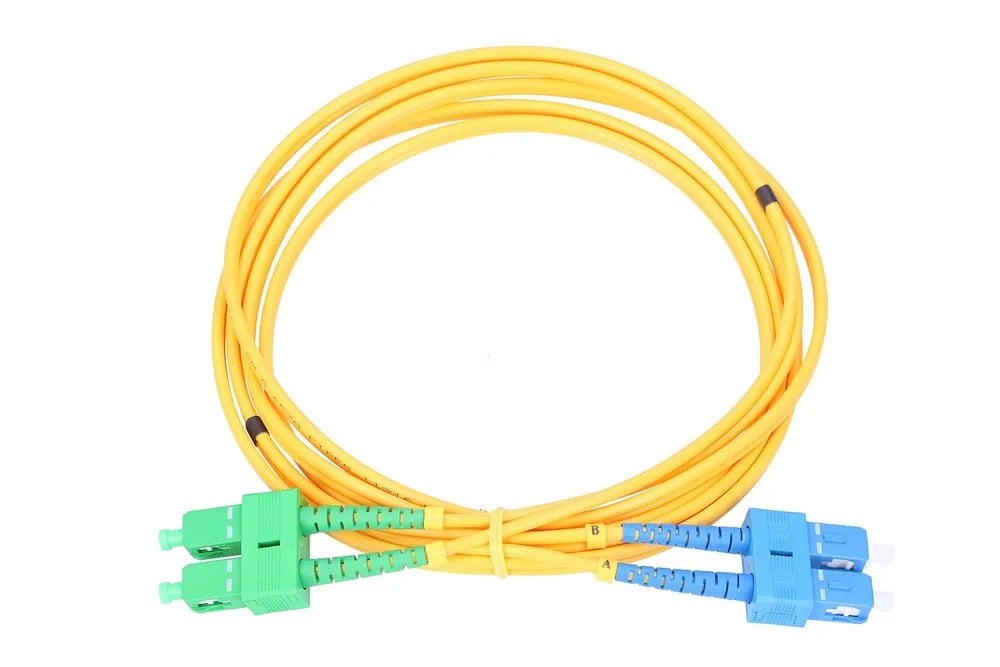 Extralink SC/APC-SC/UPC | Patchcord | Single mode, Duplex, G652D, 3mm, 15m