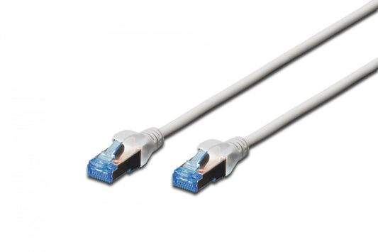 RJ45-RJ45 patch cord, Cat.5e, SF/UTP, AWG 26/7, PVC, 0.5 m, grey