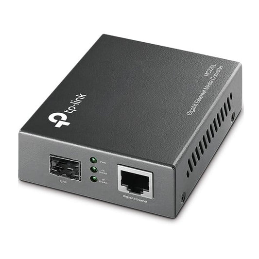 TP-Link MC220L 10/100/1000 Mbps RJ45 to 1000 Mbps SFP Slot Supporting MiniGBIC Modules