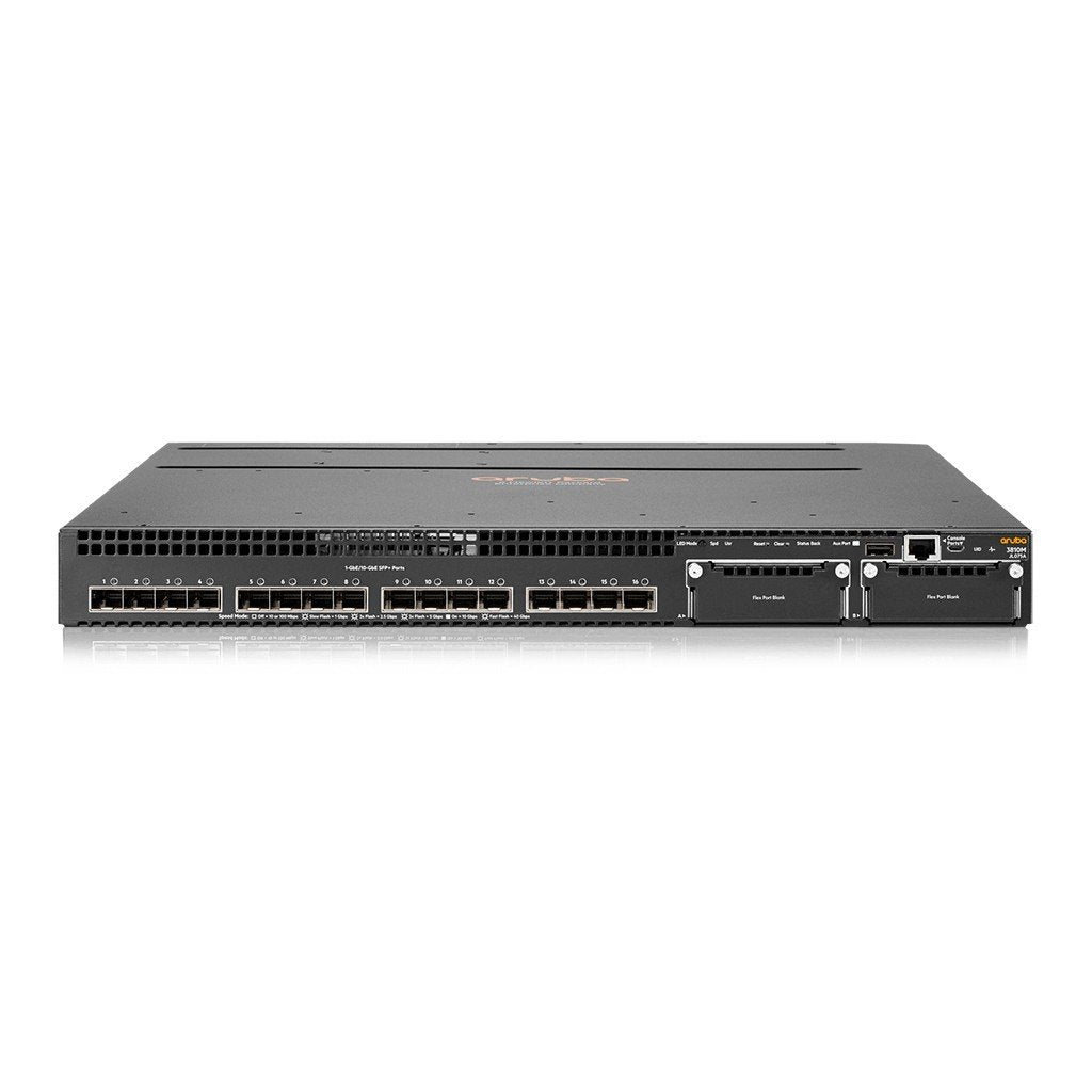 Hewlett Packard Enterprise Aruba 3810M 16SFP+ 2-slot Switch Managed L3 1U Black (JL075A)