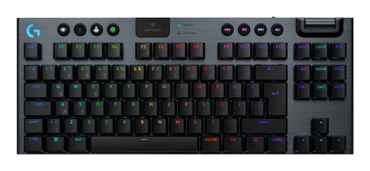 Logitech G915 X LIGHTSPEED TKL Wireless Gaming Keyboard – Black (US International, EMEA 28I-935)