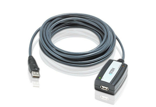 ATEN 5m USB 2.0 Extender Cable (Daisy-chaining up to 25m)