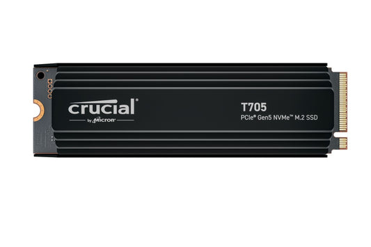 Crucial CT2000T705SSD5 2TB M.2 PCI Express 5.0 NVMe SSD with TCG Opal Encryption & Integrated Heatsink