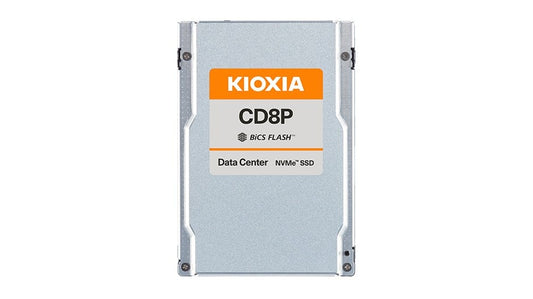 Kioxia SSD CD8P-V 1.6TB U.2 (15mm) NVMe Gen5 SIE Mix Use DWPD 3 | KCD8XPUG1T60