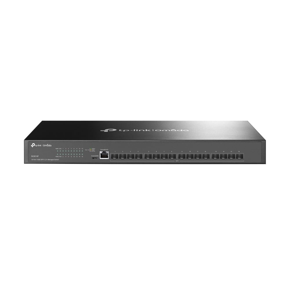 TP-Link SX3016F (TL-SX3016F) JetStream™ 16-Port 10GE SFP+ L2+ Managed Switch