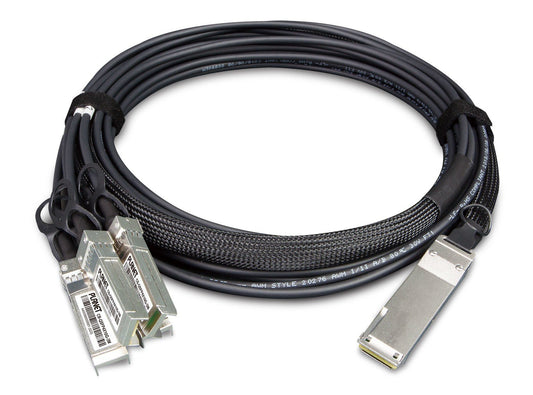 Planet CB-QSFP4X10G-5M 40G QSFP+ to 4 10G SFP+ Direct Attached Copper Cable - 5M
