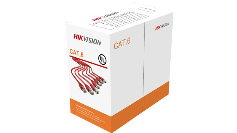 Hikvision DS-1LN6-UU 305 m CAT6 UTP Network Cable (Solid Copper, 0.565 mm, CM)