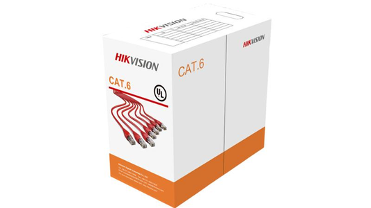 Hikvision DS-1LN6-UU 305 m CAT6 UTP Network Cable (Solid Copper, 0.565 mm, CM)