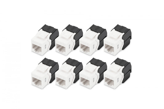 CAT 6 Keystone Jack, unshielded, RJ45 to LSA