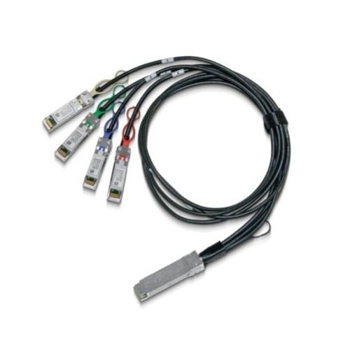NVIDIA 100GBase-CU to 25GBase-CU Direct Attach Splitter Cable - 2m, QSFP28 (M) to SFP28 (M) - Halogen-Free