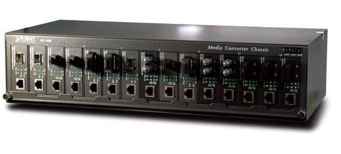 Planet MC-1500 15-slot 19" Media Converter Chassis