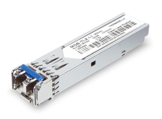 Planet MGB-TLX-10PCS SFP-Port 1000BASE-LX Transceiver (Single mode / 1310nm / DDM) - 20km, (-40~85°C), 10pcs in one package