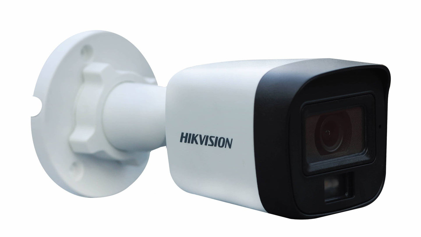 Hikvision DS-2CE16D0T-LPFS(2.8mm) 2MP Smart Hybrid Light Audio Fixed Mini Bullet Camera