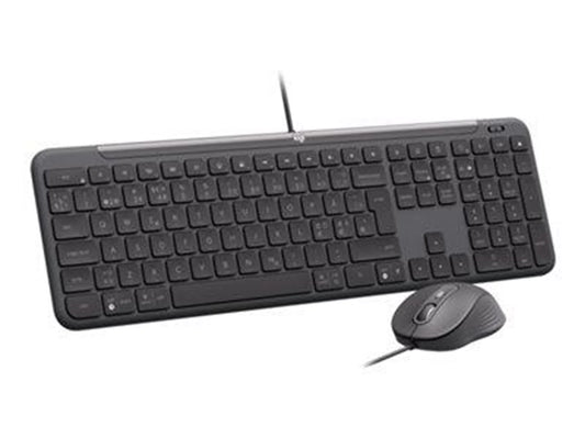 Logitech Wired Keyboard & Mouse Combo MK620 for Business – Graphite – US