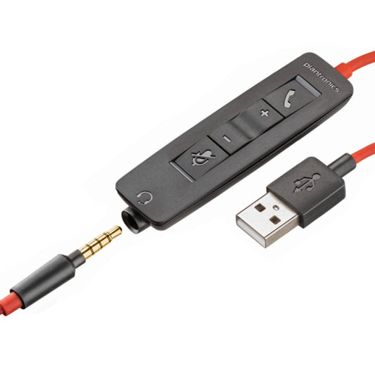 Poly Blackwire 5200 USB-A Inline Controls 85Q62AA (Remote Control – not a headset)