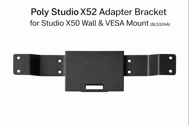 Poly Studio X52 Adapter Bracket for Studio X50 Wall & VESA Mount (8L532AA)
