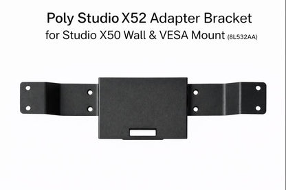 Poly Studio X52 Adapter Bracket for Studio X50 Wall & VESA Mount (8L532AA)