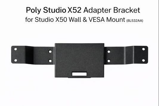Poly Studio X52 Adapter Bracket for Studio X50 Wall & VESA Mount (8L532AA)