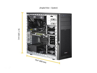 Supermicro SYS-530AD-I [NR][DESKTOP ONLY] SuperWorkstation(C9Z590-CG,CSE-GS5A-754K)