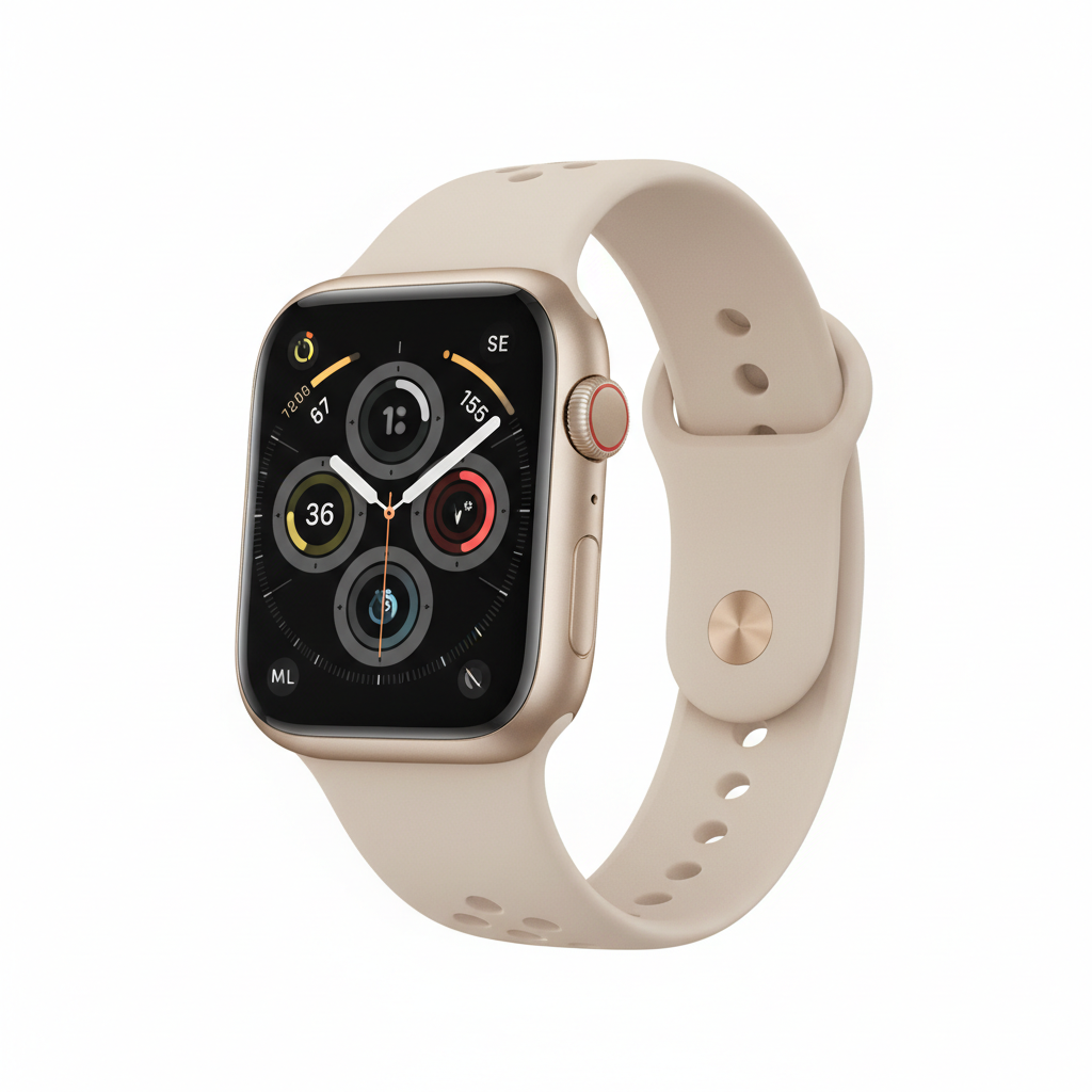 Apple Watch SE 3  GPS  44mm  Starlight Aluminium Case with Starlight Sport Band - M/L