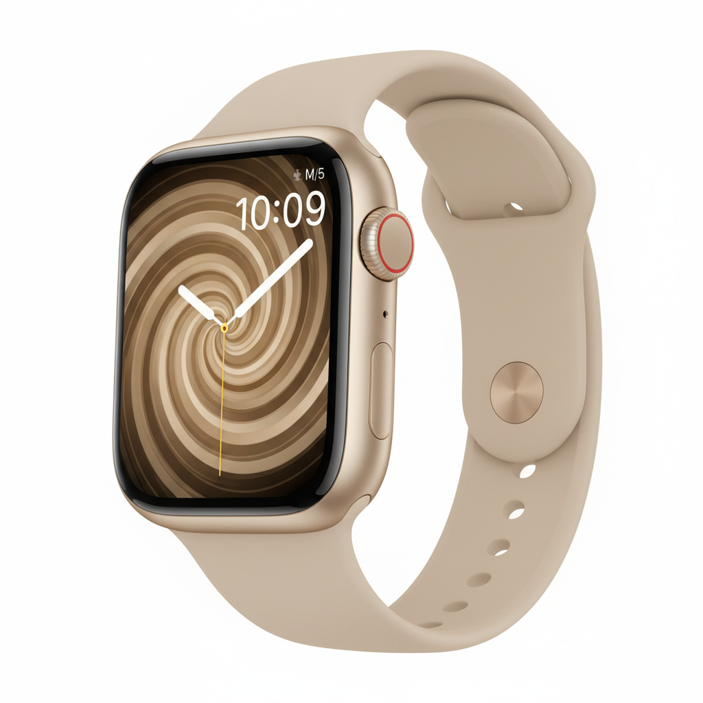 Apple Watch SE 3  GPS + Cellular 40mm  Starlight Aluminium Case with Starlight Sport Band - M/L